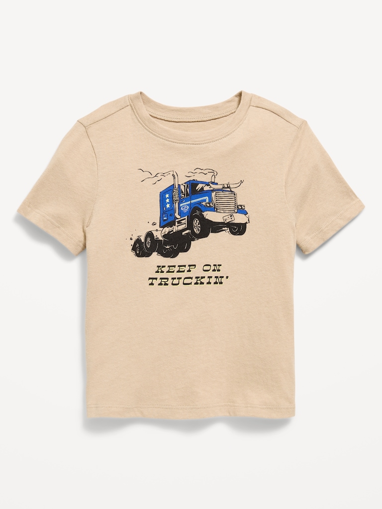 T-shirt à imprimé à manches courtes pour tout-petit