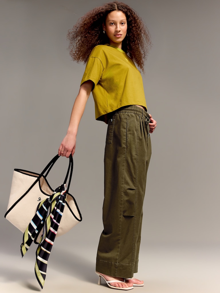 Old Navy x Christopher John Rogers Crop T-Shirt