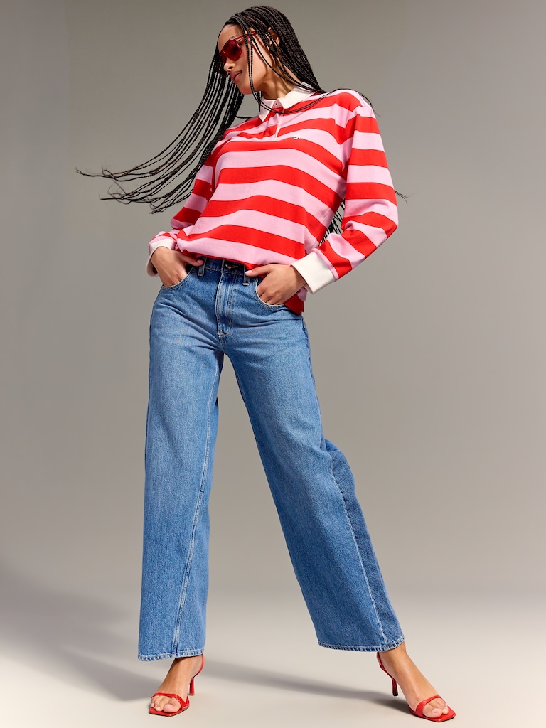 Old Navy x Christopher John Rogers Oversized Rugby Top