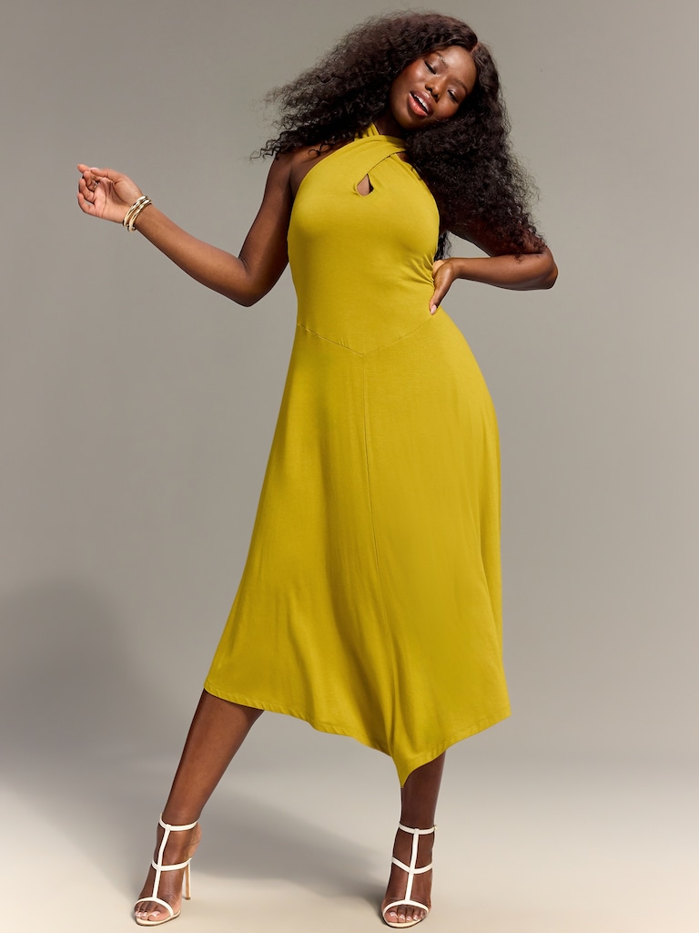 Old Navy x Christopher John Rogers Halter Maxi Dress