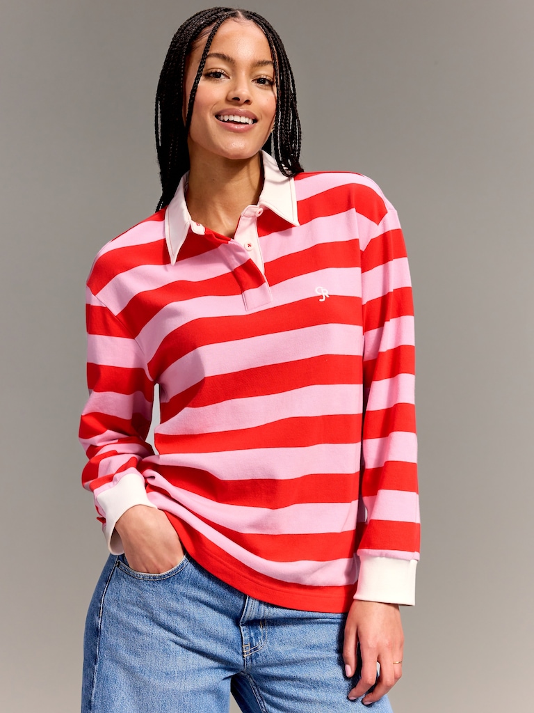 Old Navy x Christopher John Rogers Oversized Rugby Top