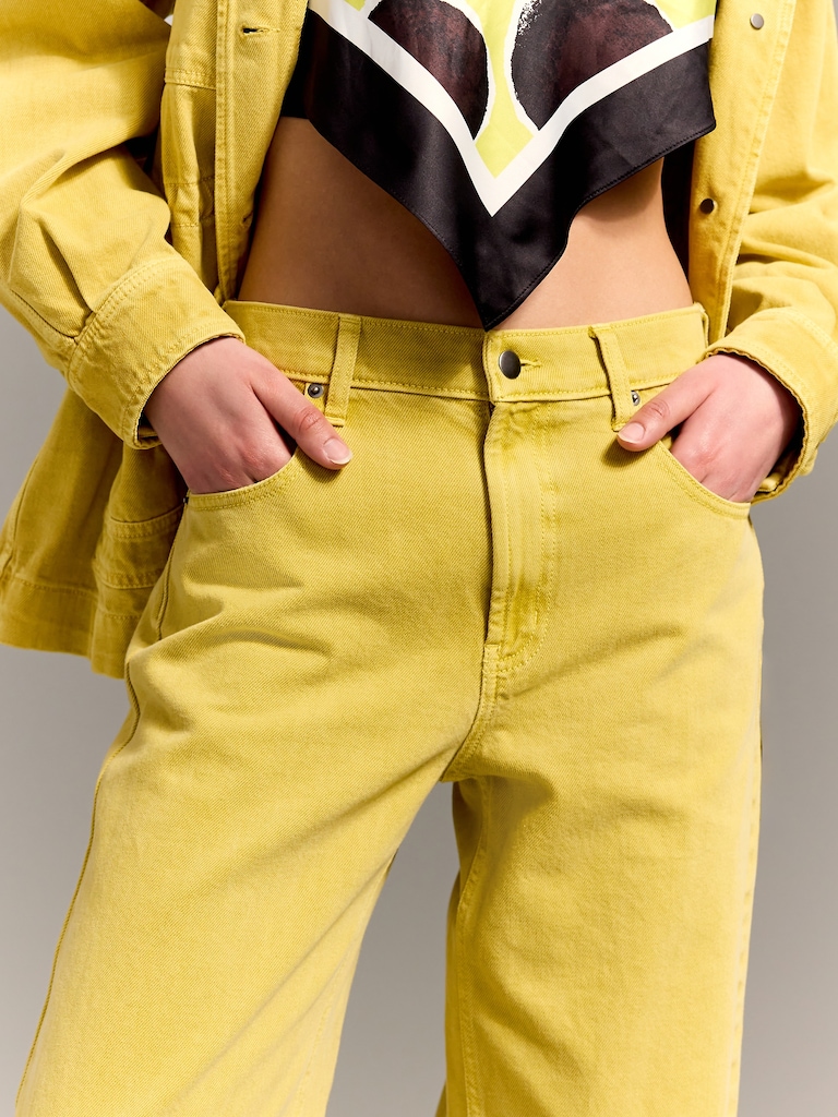 Old Navy x Christopher John Rogers Mid-Rise Baggy Wide-Leg Jeans