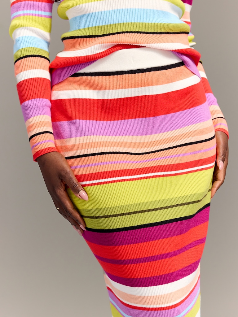 Old Navy x Christopher John Rogers Sweater Midi Skirt