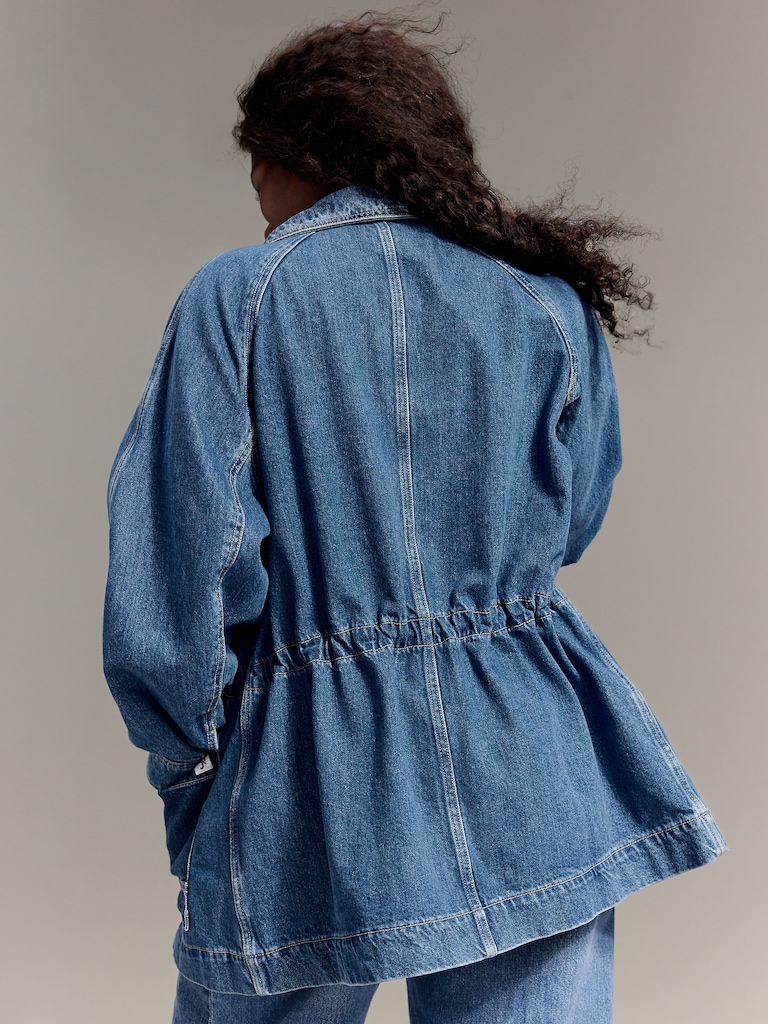 Old Navy x Christopher John Rogers Chore Utility Jean Jacket