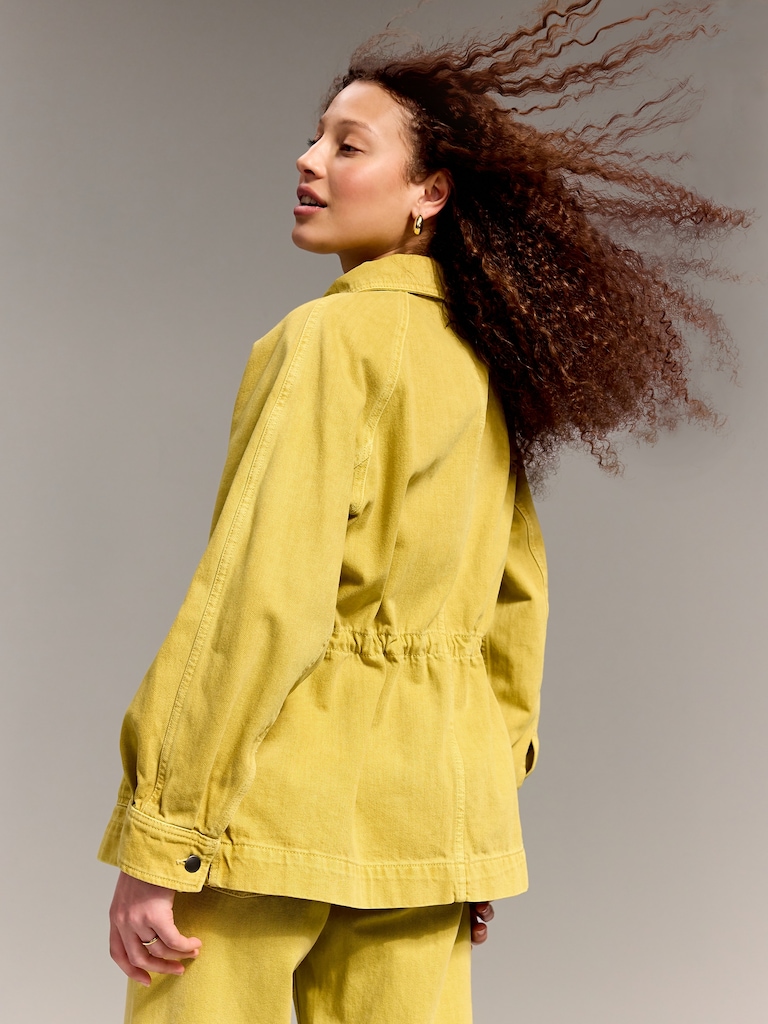 Old Navy x Christopher John Rogers Chore Utility Jean Jacket