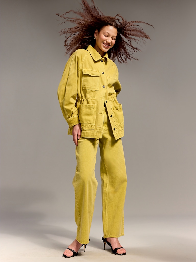 Old Navy x Christopher John Rogers Chore Utility Jean Jacket