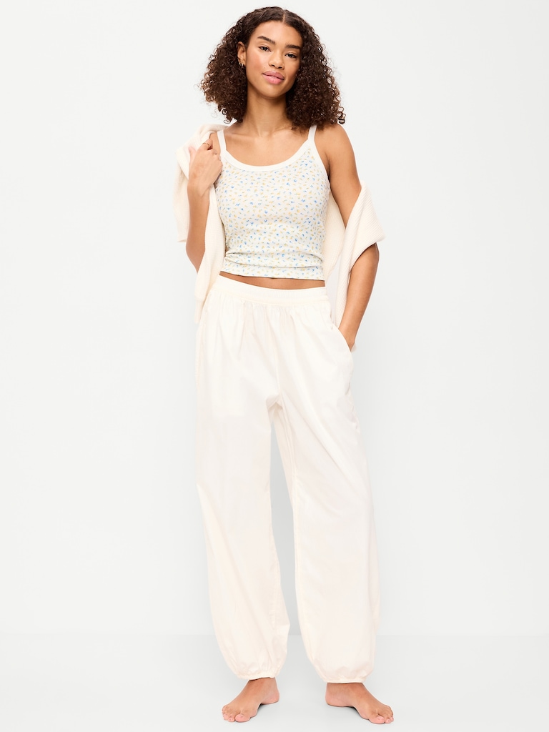 Lightweight Pull-On Parachute Sleep Pants