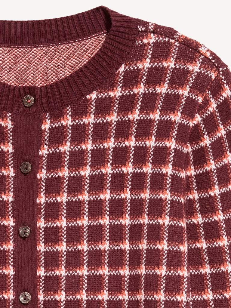 SoSoft Crew-Neck Cardigan Sweater