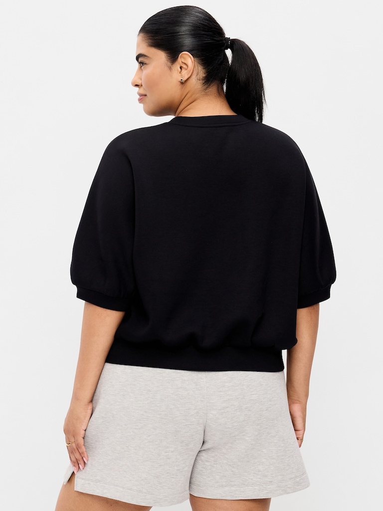 Bounce Fleece Dolman-Sleeve Top