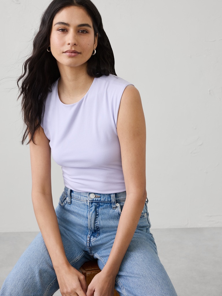 Soft Stretch Crew-Neck T-Shirt