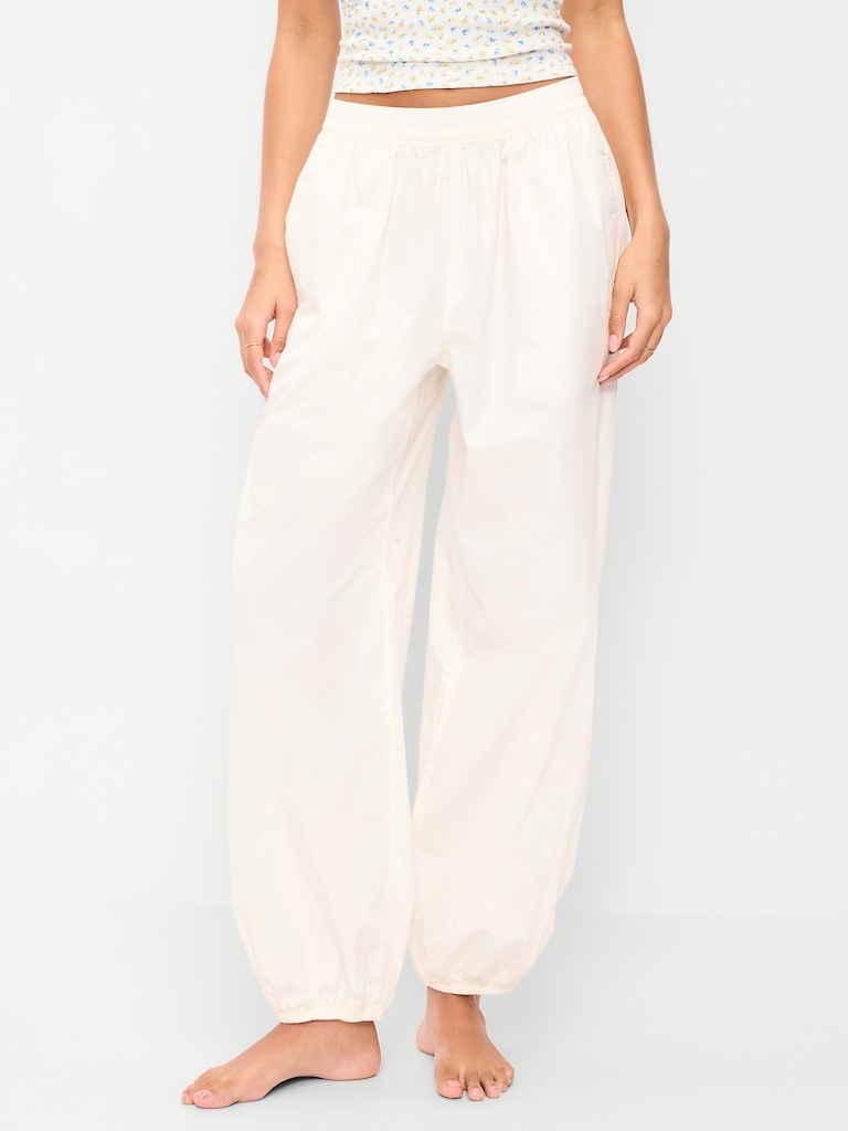 Lightweight Pull-On Parachute Sleep Pants
