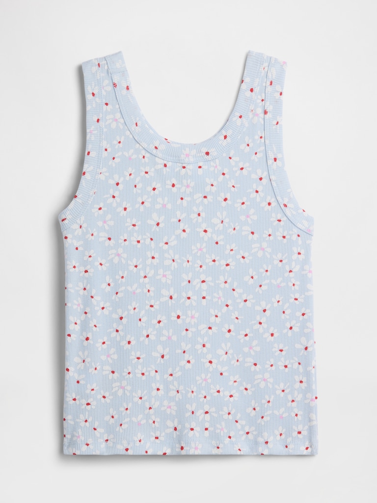 Kids Ribbed Tank Top