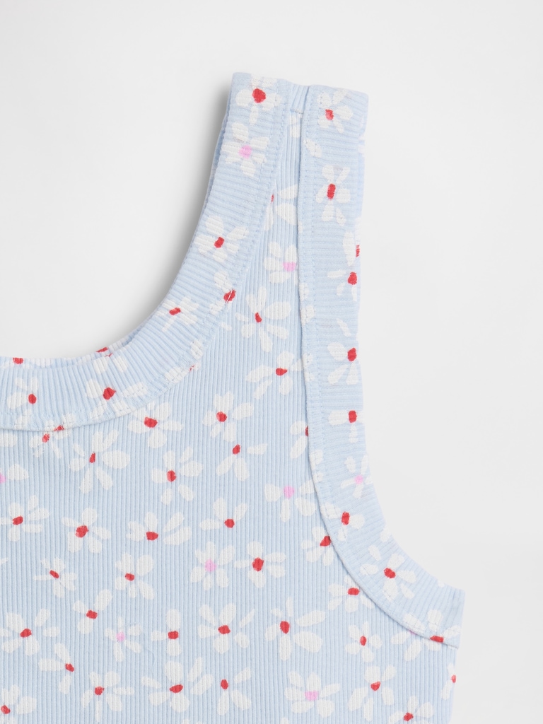 Kids Ribbed Tank Top