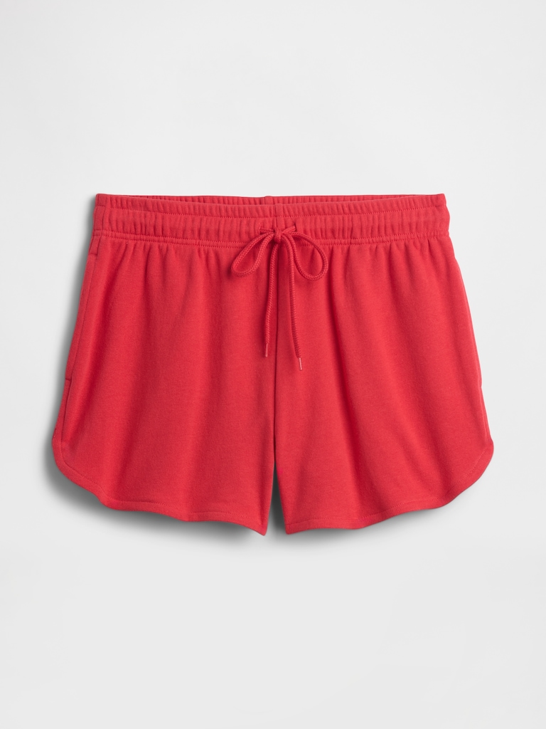 Relaxed French Terry Dolphin Shorts
