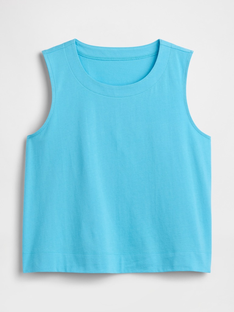 Crewneck PJ Shell Tank Top