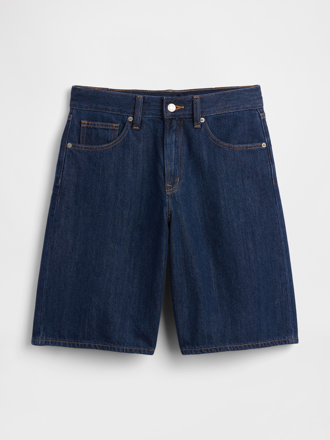 11" Low Slung SuperSoft Longline Denim Shorts