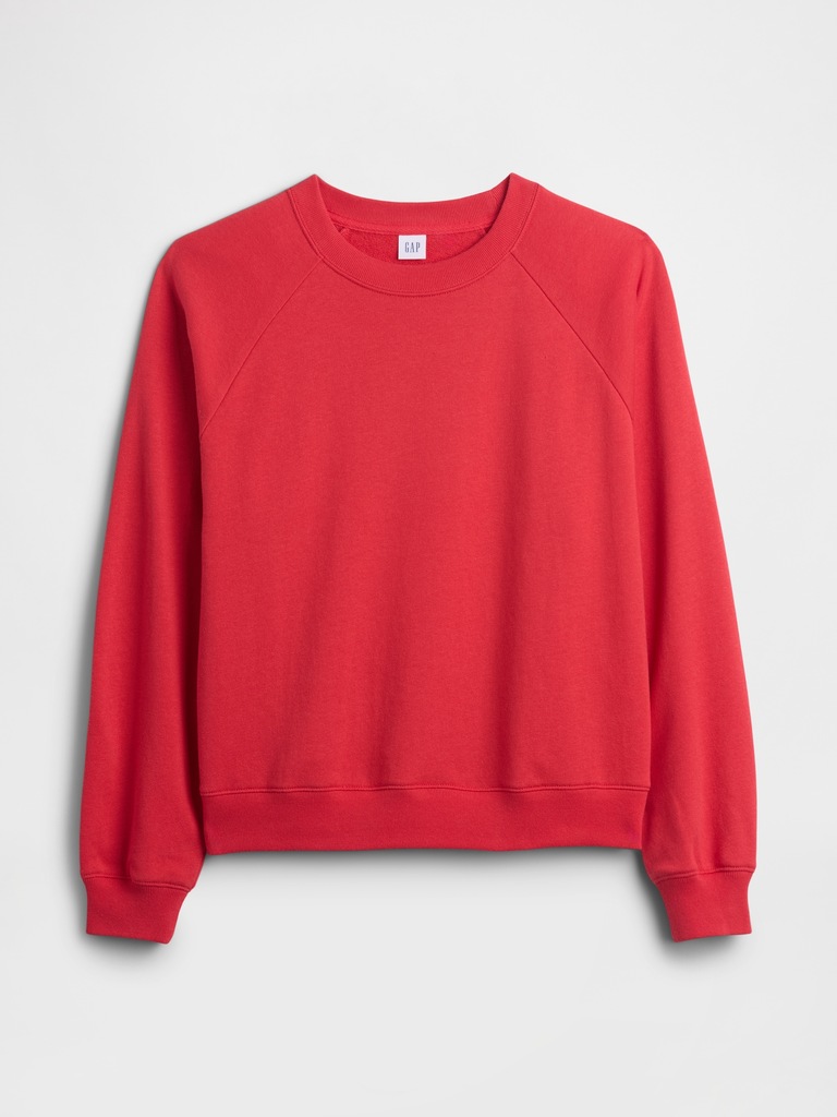 Relaxed French Terry Crewneck Sweatshirt