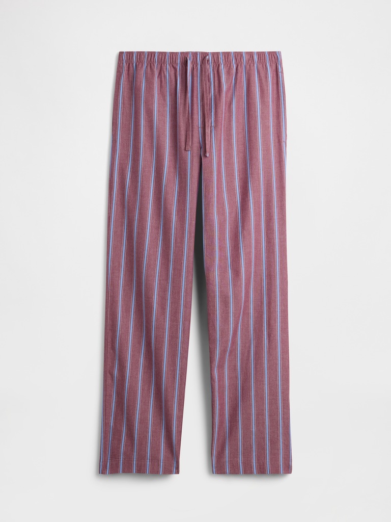Relaxed Poplin PJ Pants