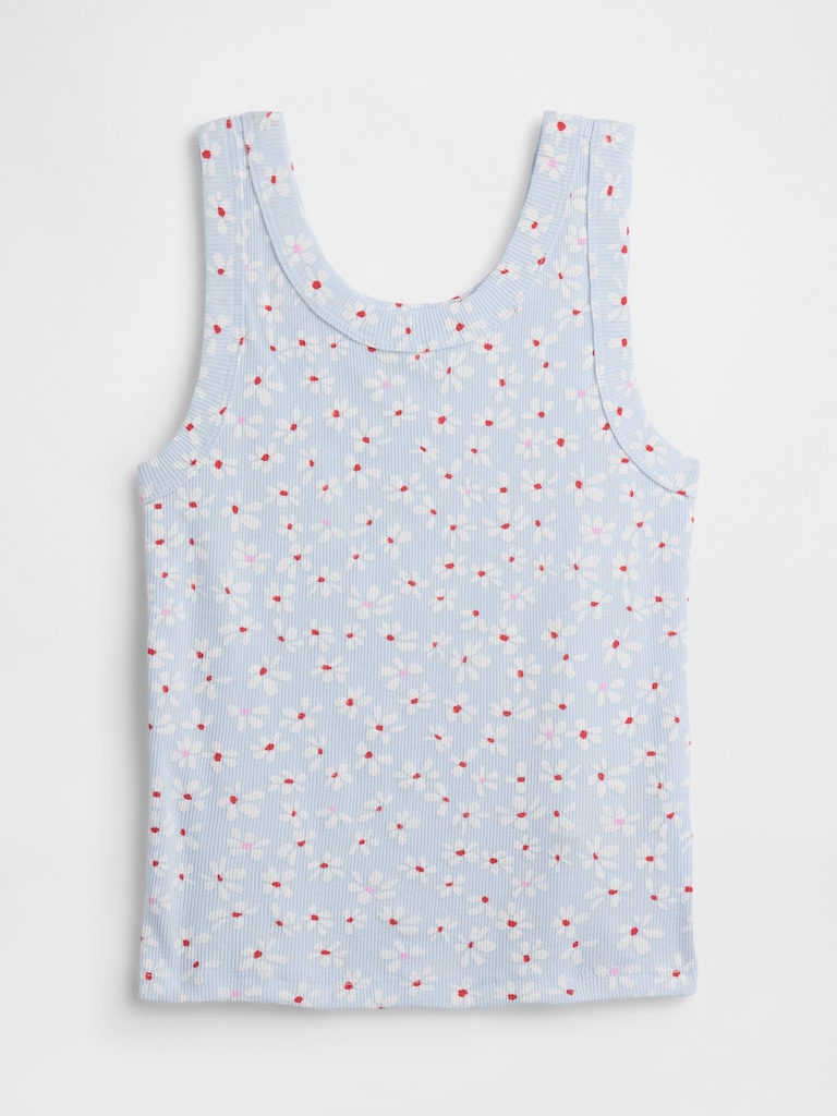 Kids Ribbed Tank Top