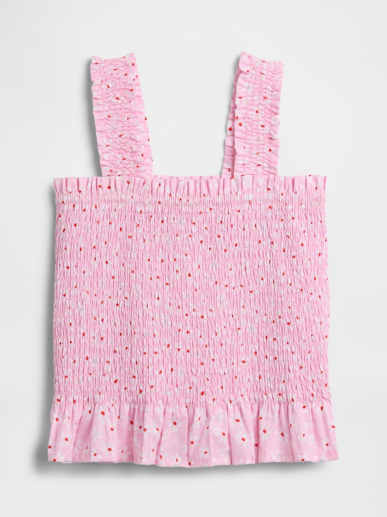 Kids Smocked Peplum Top