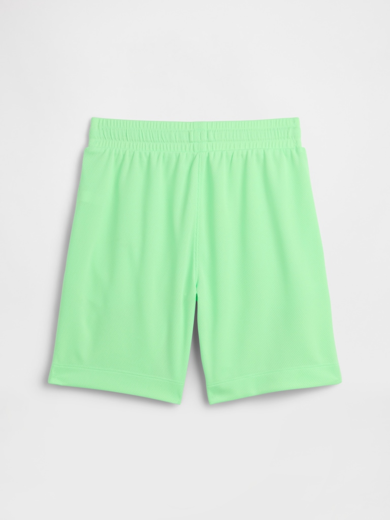 Kids 100% Recycled Pull-On Mesh Shorts