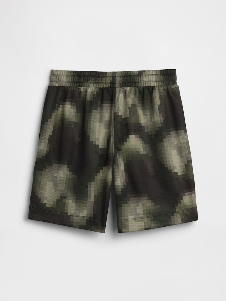 Kids 100% Recycled Pull-On Mesh Shorts