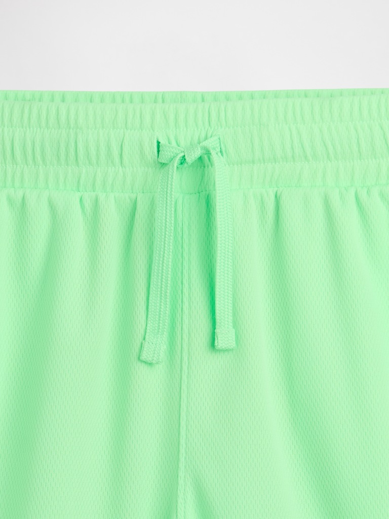 Kids 100% Recycled Pull-On Mesh Shorts
