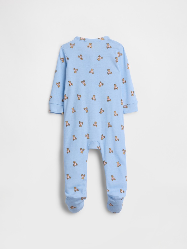 Baby Print Two-Way Zip One-Piece