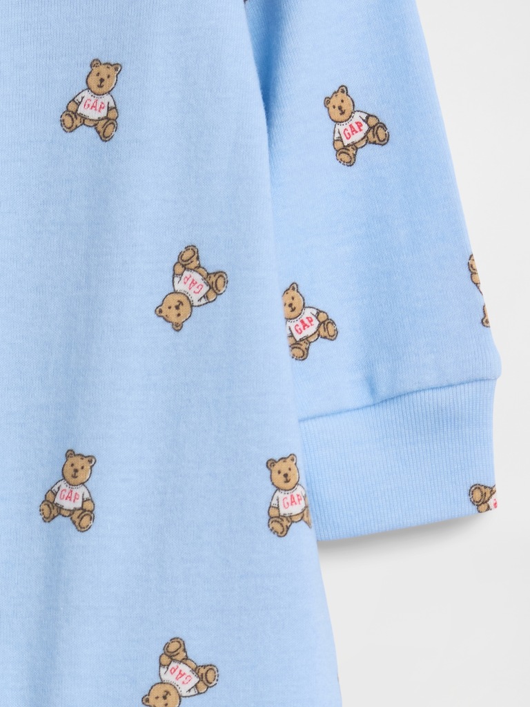 Baby Print Two-Way Zip One-Piece