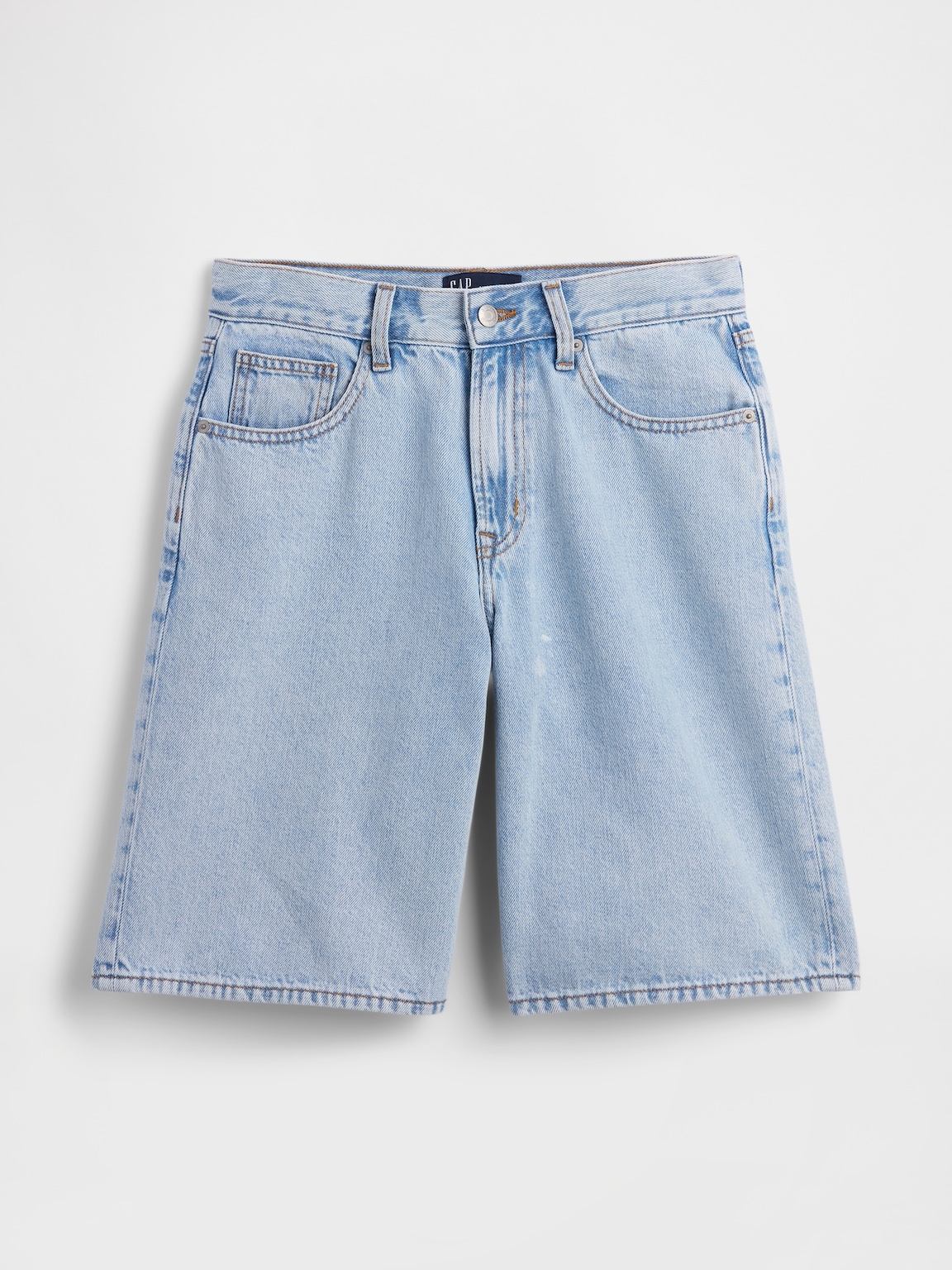 11" Low Slung SuperSoft Longline Denim Shorts