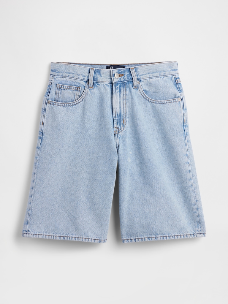 11" Low Slung SuperSoft Longline Denim Shorts