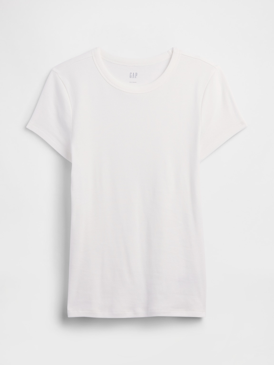 Modern Ribbed Crewneck T-Shirt