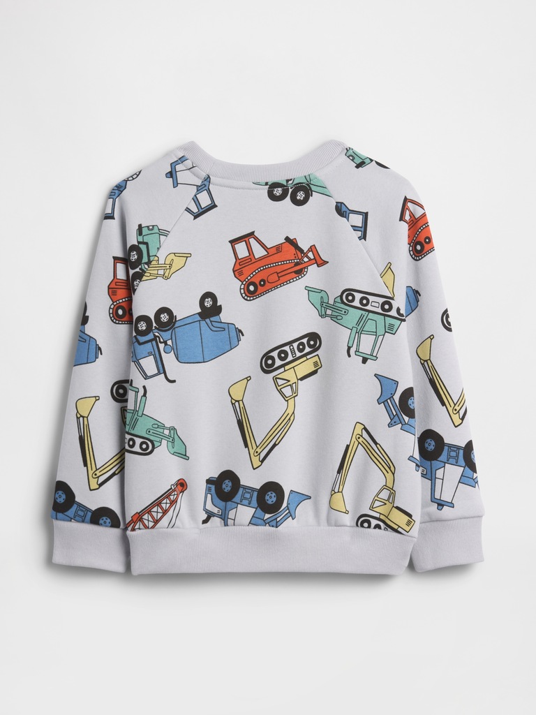 babyGap Print Crewneck Sweatshirt