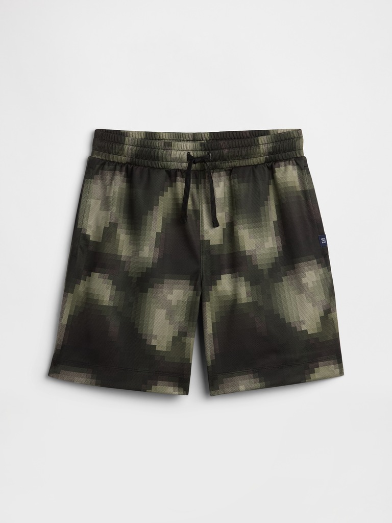 Kids 100% Recycled Pull-On Mesh Shorts