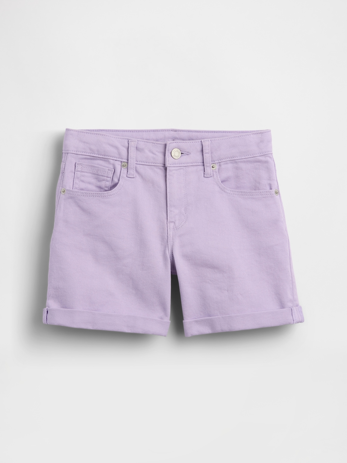 Kids Denim Midi Shorts