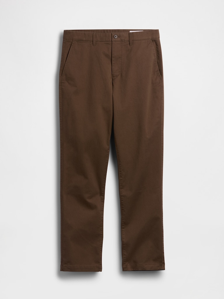 Modern Straight Khakis