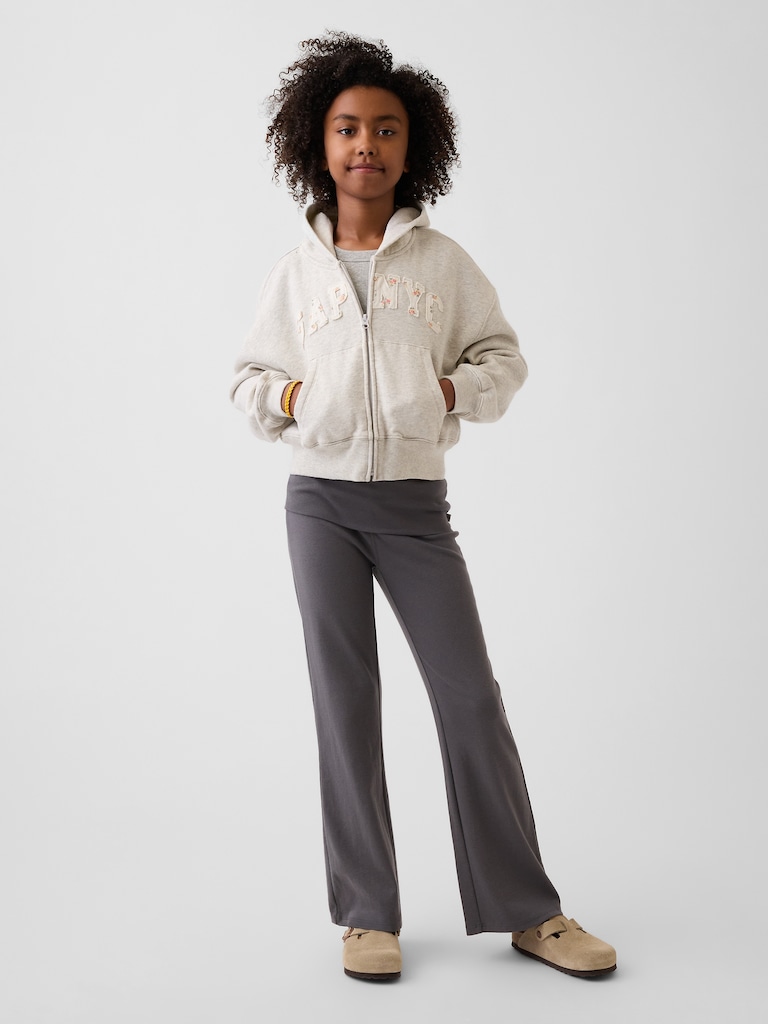 Kids Foldover Flare Leggings