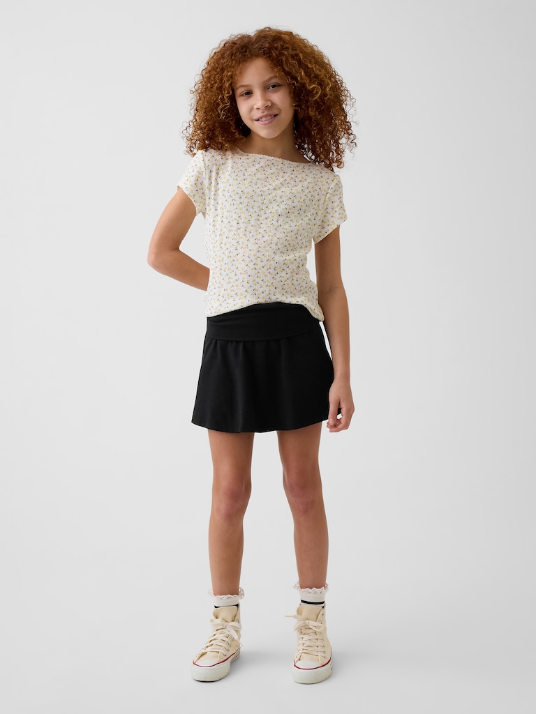 Kids Foldover Skort