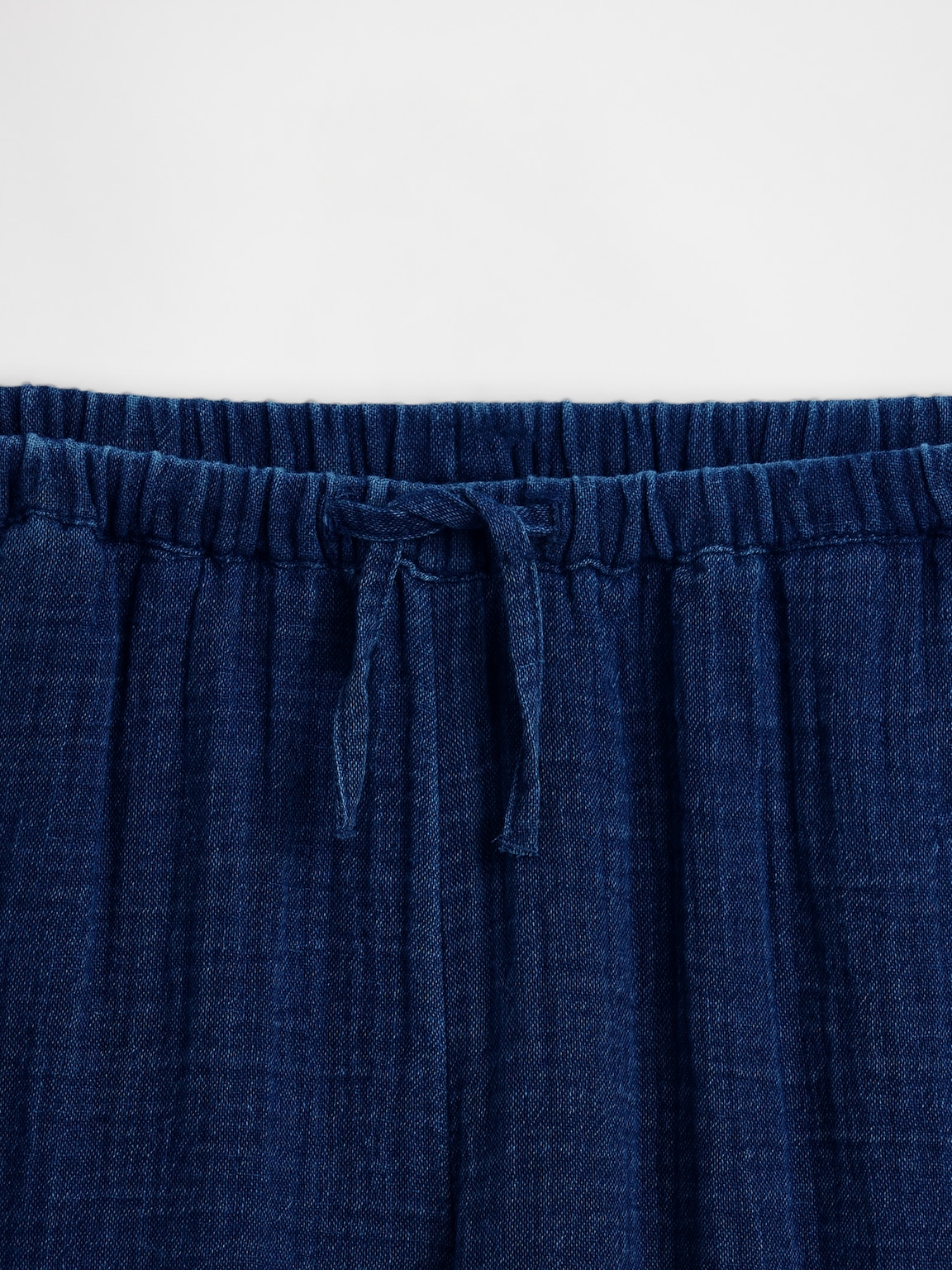 Kids Cotton Gauze Relaxed Wide-Leg Pants