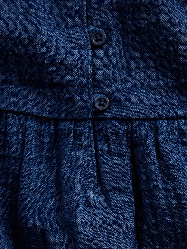 Kids Cotton Gauze Tiered Tank Top