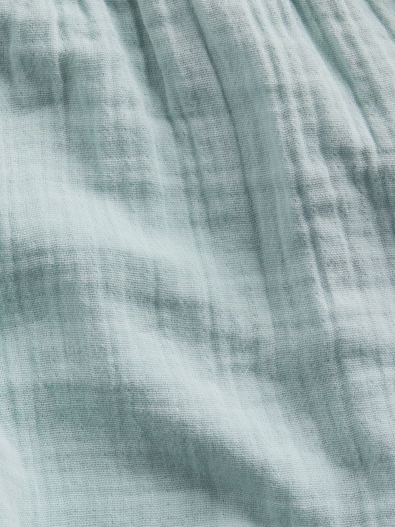 Kids Cotton Gauze Butterfly-Hem Shorts