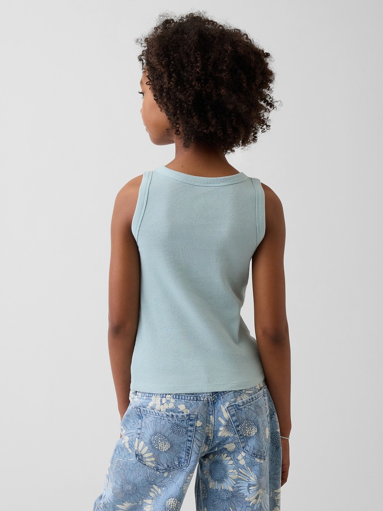 Kid Rib Scoop Tank Top