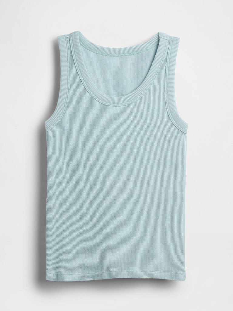 Kid Rib Scoop Tank Top