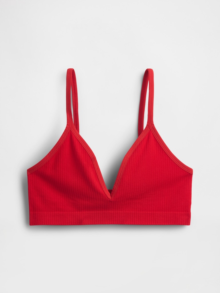 Seamless Rib Triangle Bralette