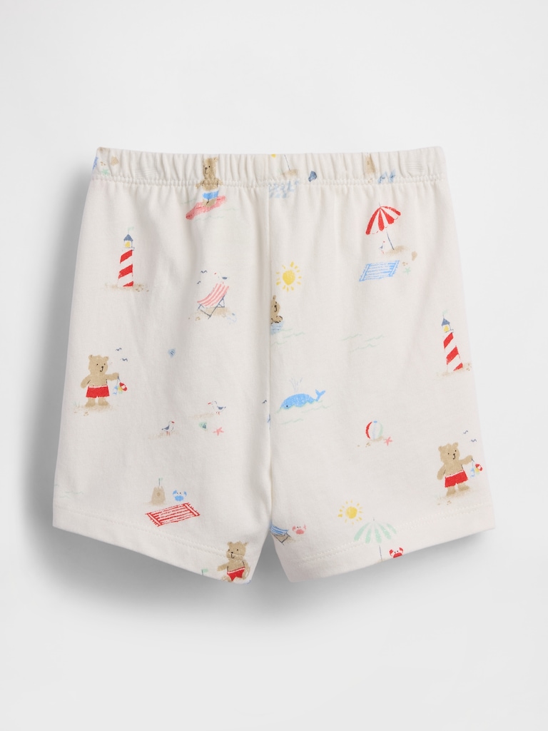 Baby First Favorites Organic Cotton Beach Bear Shorts