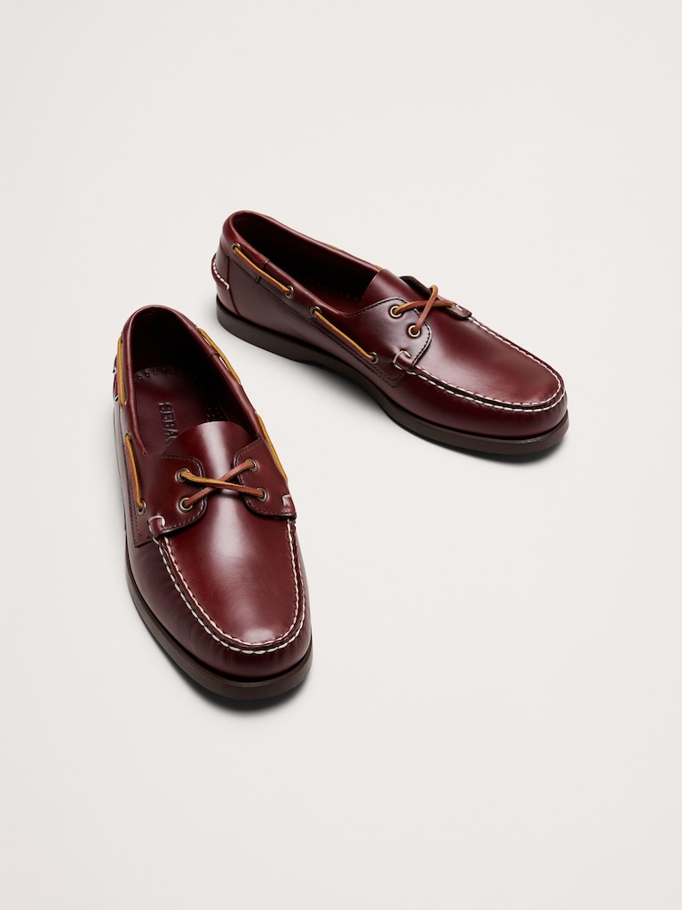 Dockside Portland Waxed Shoe By Sebago