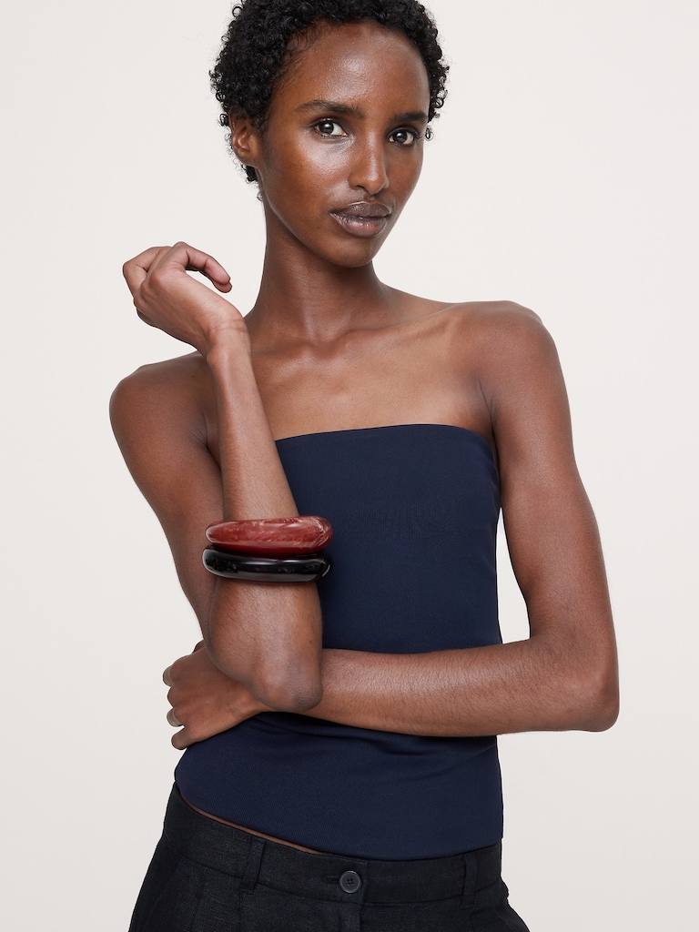 Resin Medium Bangles Set by Ben Amun