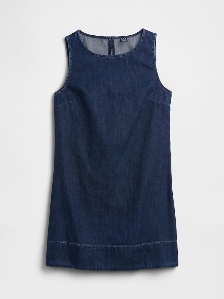 Denim Apron Mini Dress