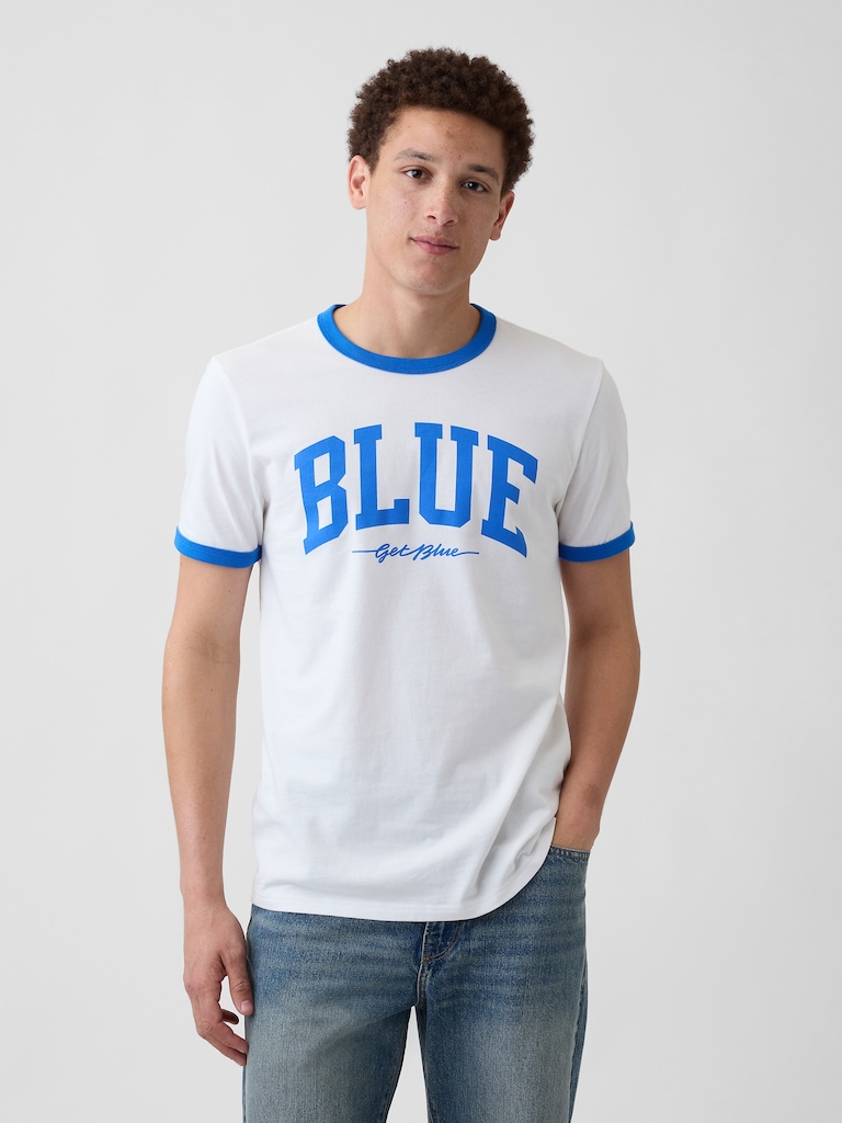 Get Blue Ringer Graphic T-Shirt