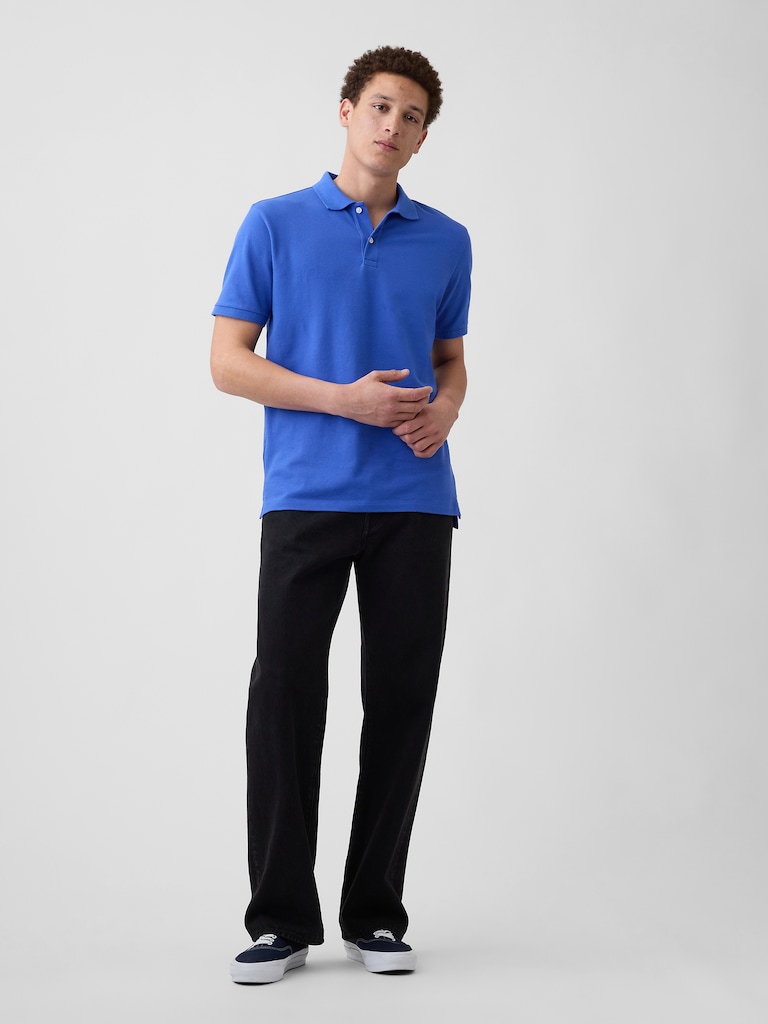 Stretch Pique Polo Shirt